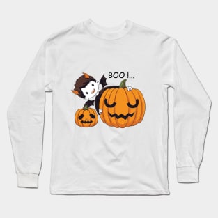 kids hallowen t-shirts Long Sleeve T-Shirt